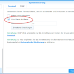 Wir aktivieren SSH mit dem Standardport 22
