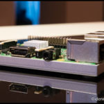 Der Raspberry Pi 3 mit Micro-USB (Strom), HDMI, Klinke Audio, LAN und 4 x USB